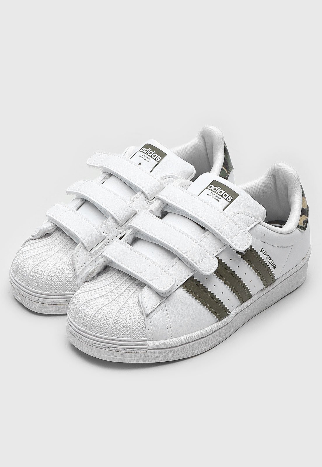 Tênis Infantil Unissex Adidas Superstar Cf I Branco Adidas na Carroussel  Kids