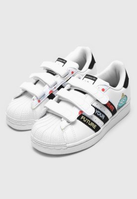 Ténis ADIDAS Superstar CF C Criança (31 - Branco)