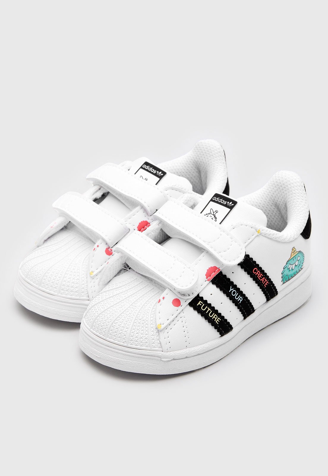 Tênis Infantil Unissex Adidas Superstar Cf I Branco Adidas na Carroussel  Kids