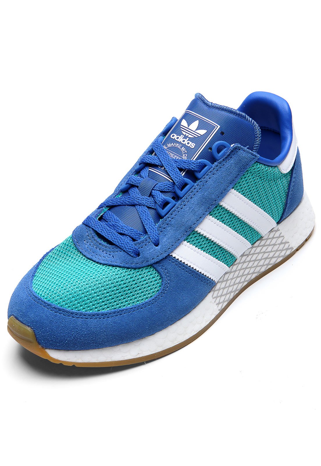 Casual Tênis adidas Originals Marathon Tech Azul/Verde - Compre Agora | Dafiti Brasil