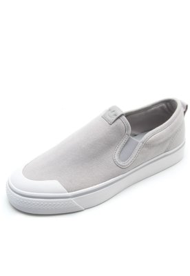 adidas slip on cinza