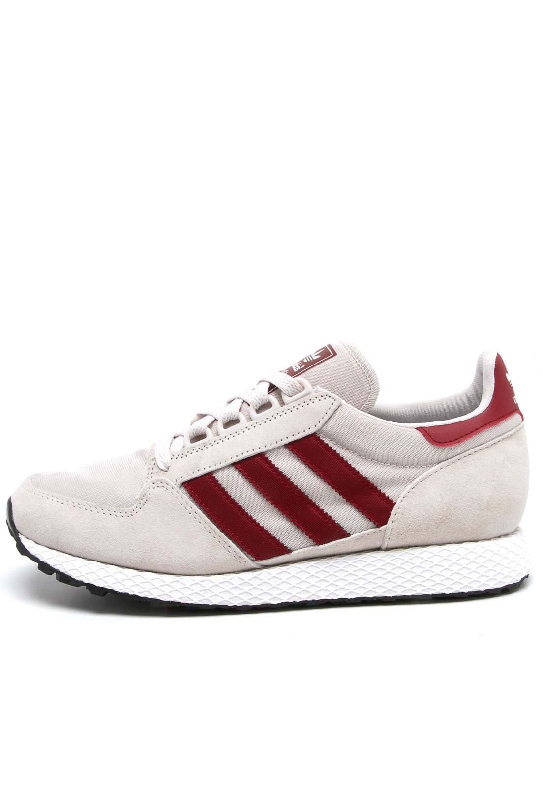 tênis adidas originals forest grove vermelho