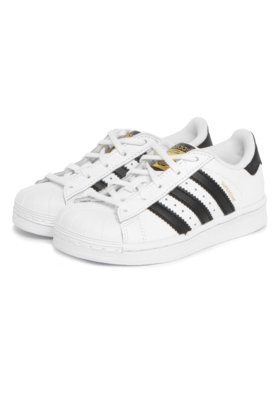 tenis adidas superstar infantil preto