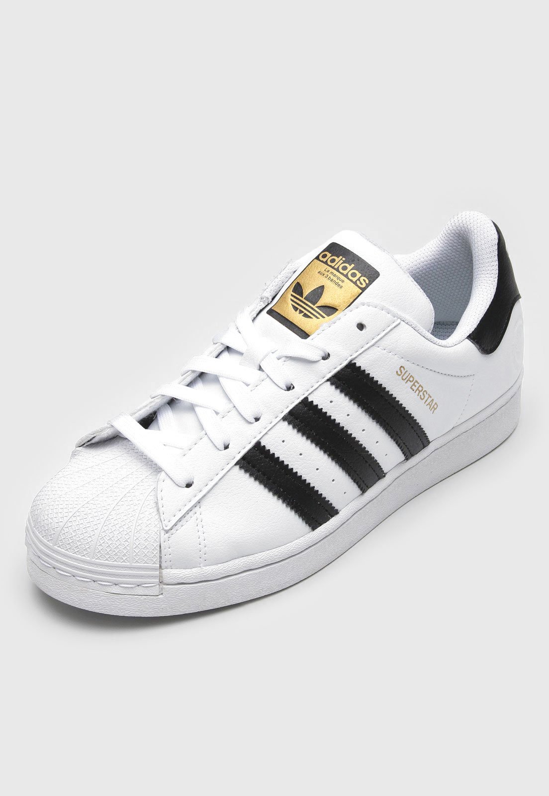 Adidas Superstar Branco e Preto