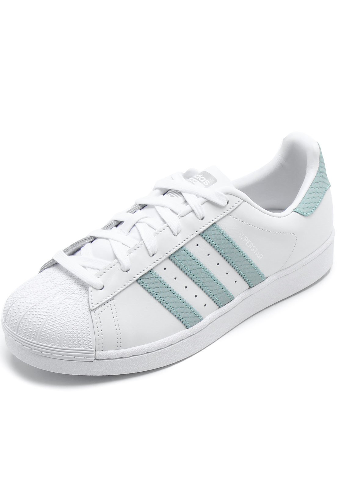 Tênis Adidas Superstar Feminino - Branco/Verde