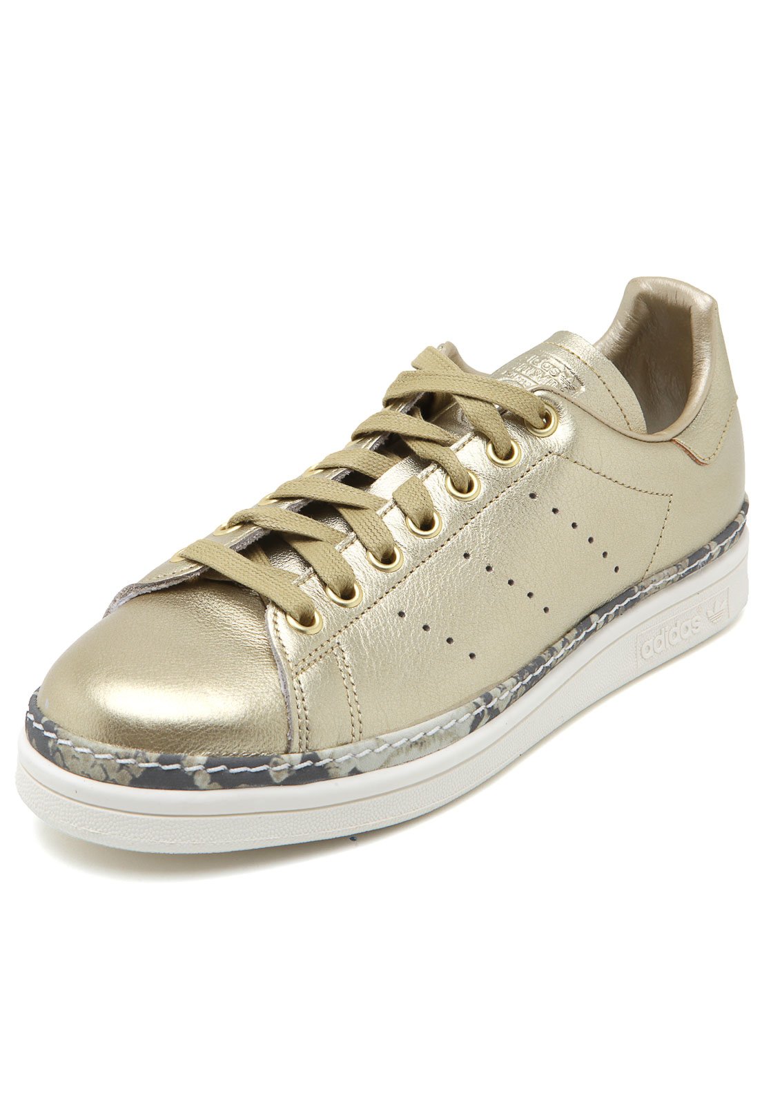 TÃªnis adidas Originals Stan Smith New Bold W Dourado - Compre Agora | Dafiti Brasil