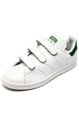 Menor preço em Tênis Couro adidas Originals Stan Smith CF Branco/Verde