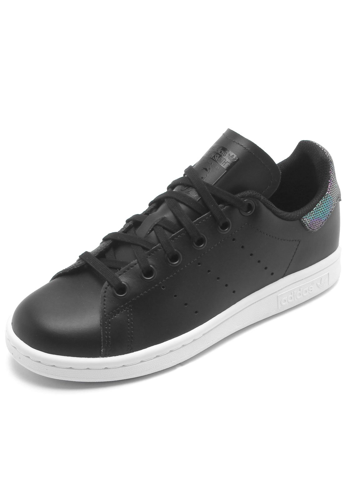 Tênis couro adidas originals stan sales smith j