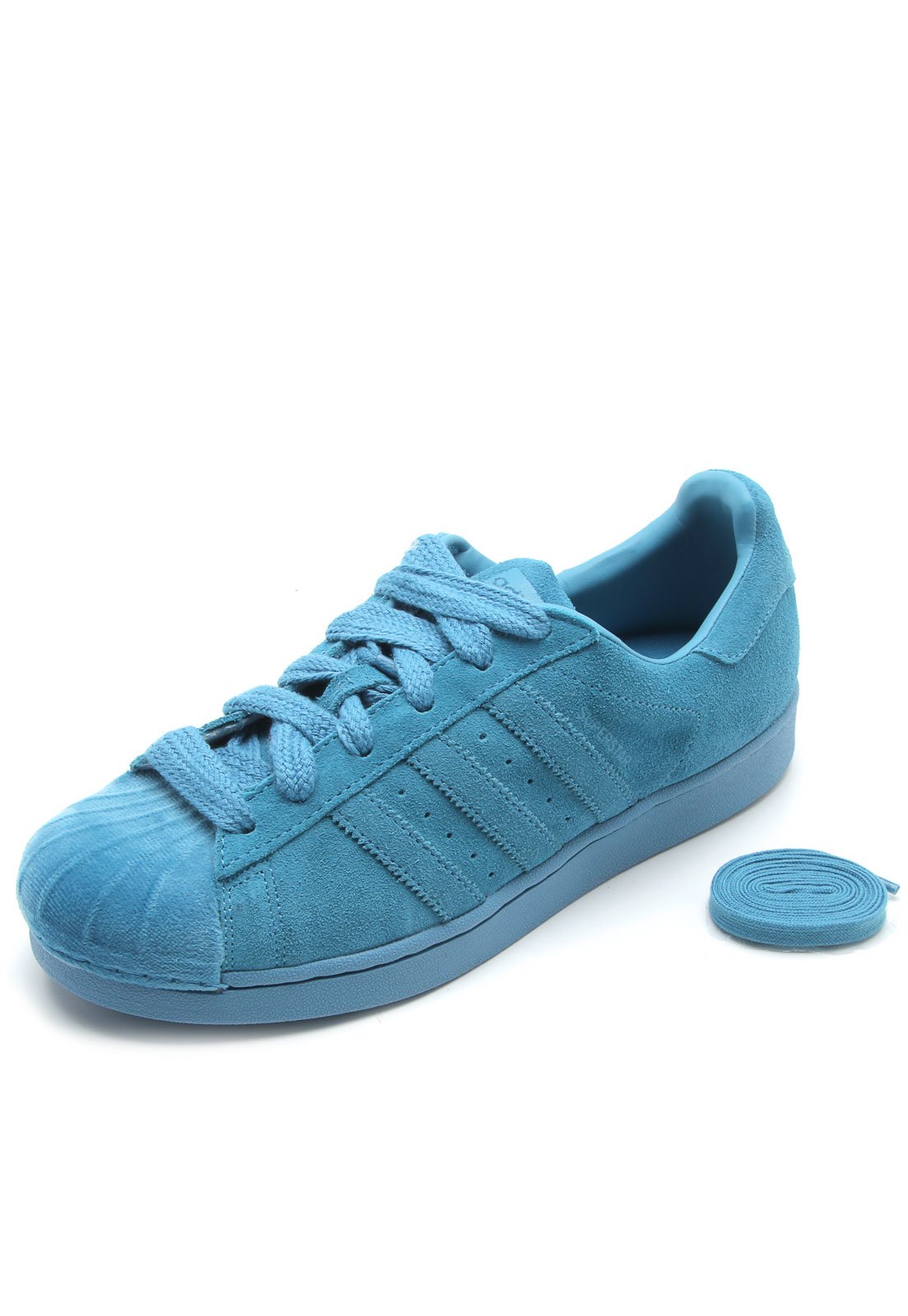 Adidas superstar azul sale