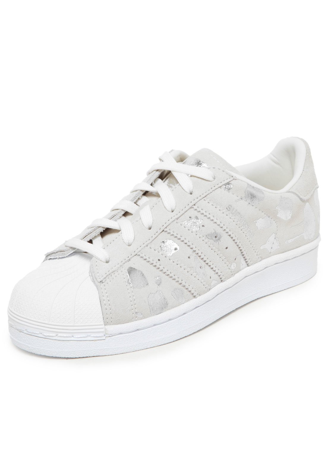 Adidas superstar hot sale prata