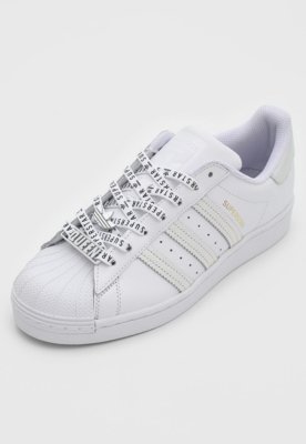 Tênis adidas originals couro superstar hot sale foundation branco