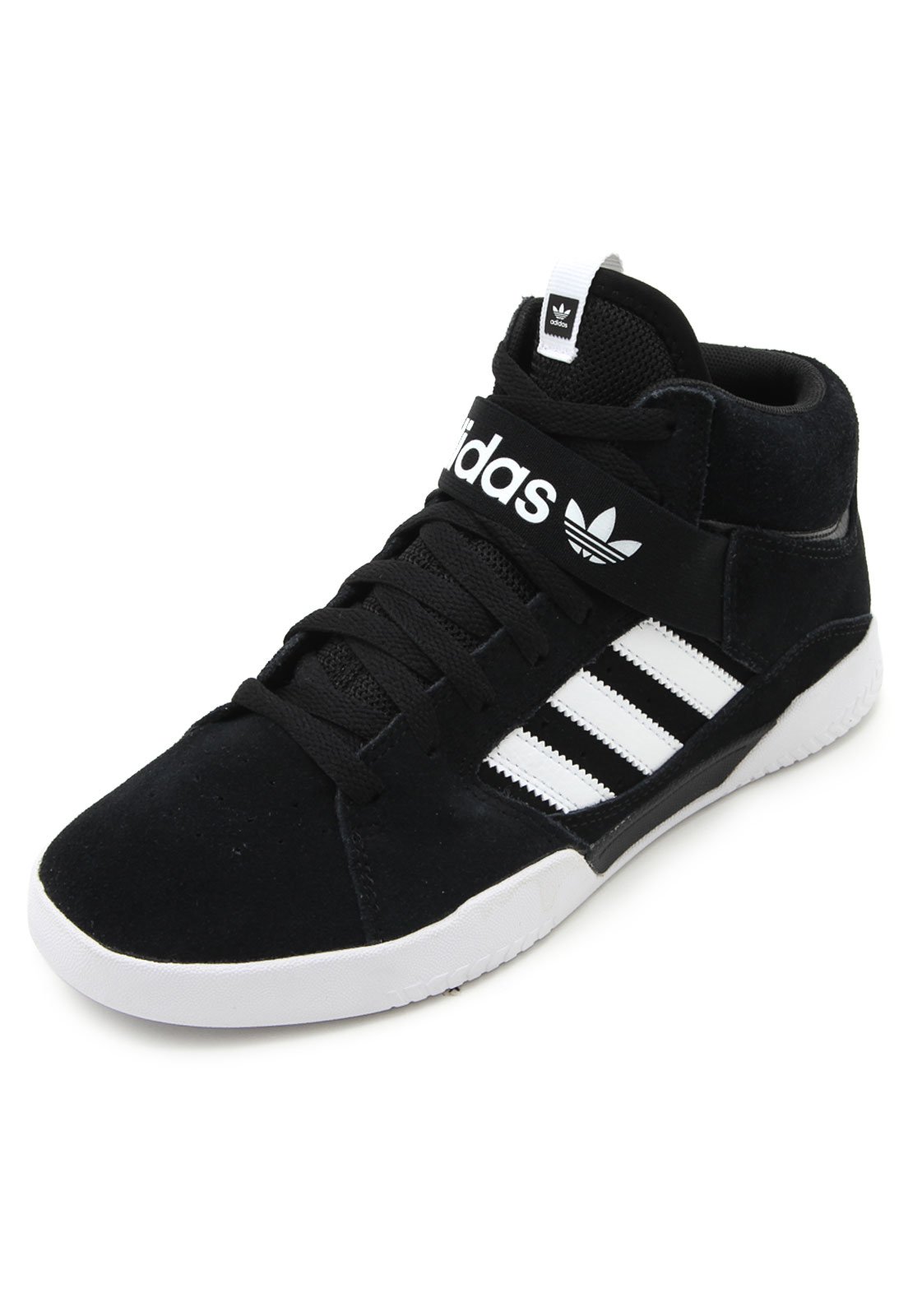 Adidas couro sale preto