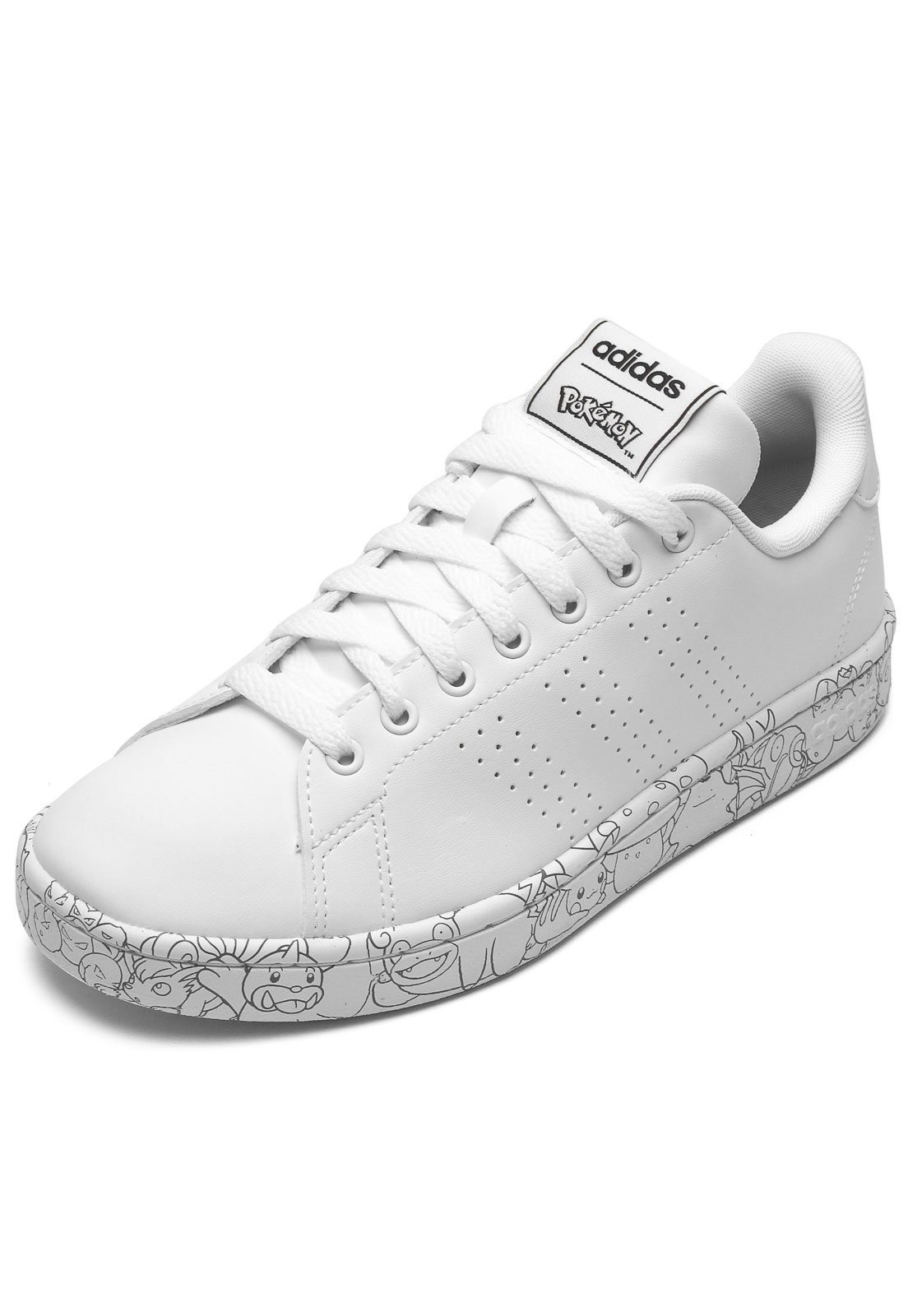 Tenis Casual Tenis adidas Originals Advantage Pokemon M Branco Compre Agora Dafiti Brasil