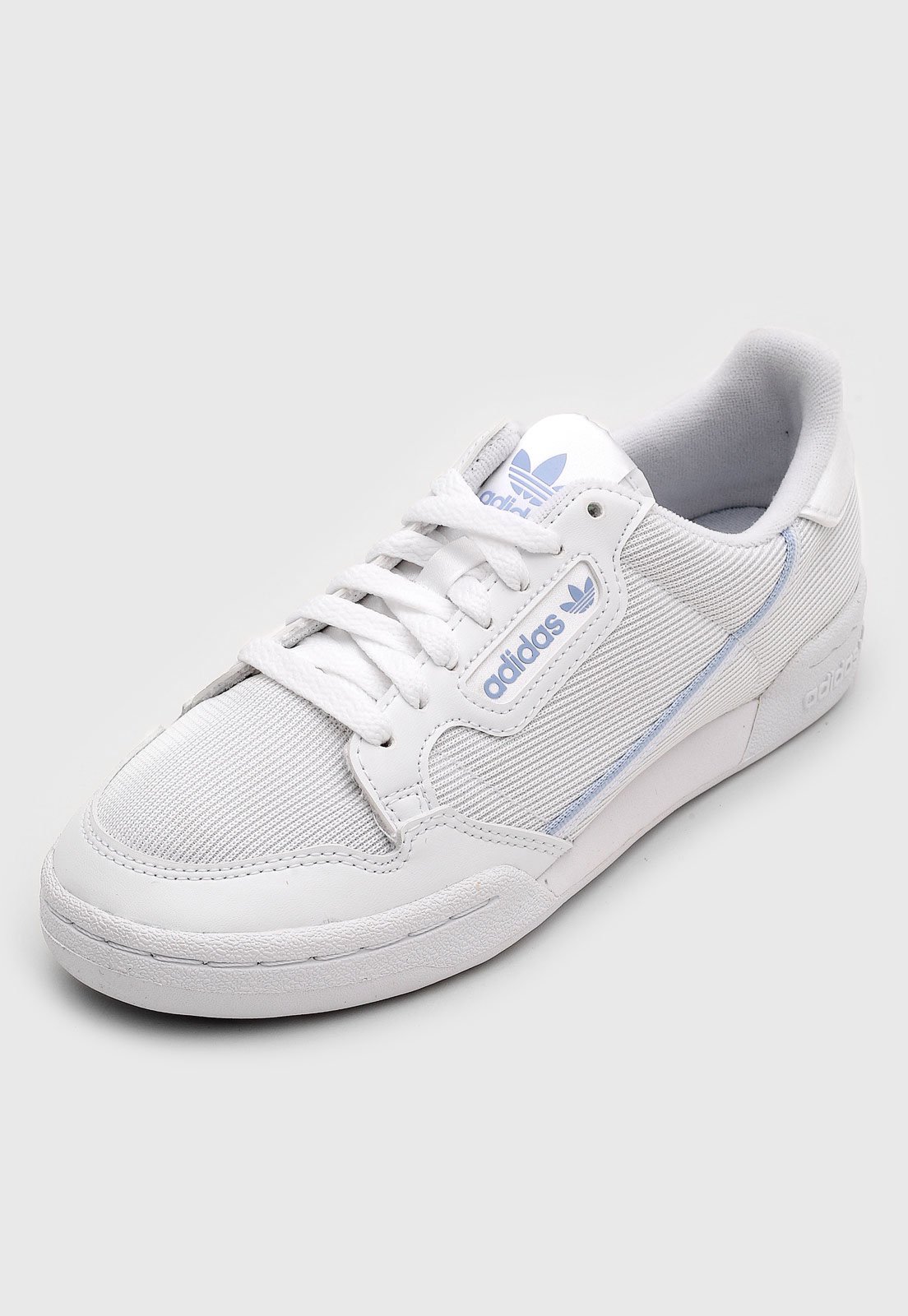 T nis adidas Originals Continental 80 W Branco Azul Compre Agora