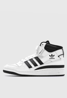 Tênis adidas Originals Forum Mid Branco/Preto Menor preço em Tênis adidas Originals Forum Mid Branco/Preto
