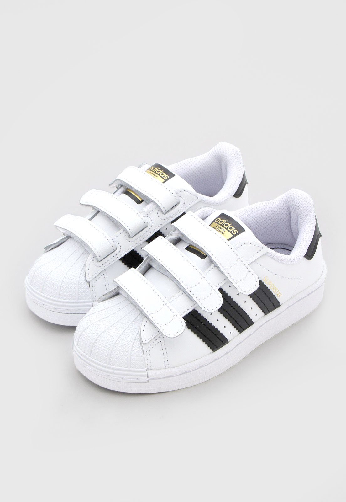 Tenis adidas superstar sales branco infantil