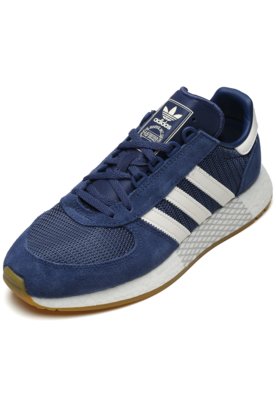 T nis adidas Originals Marathon Tech Azul Compre Agora Dafiti