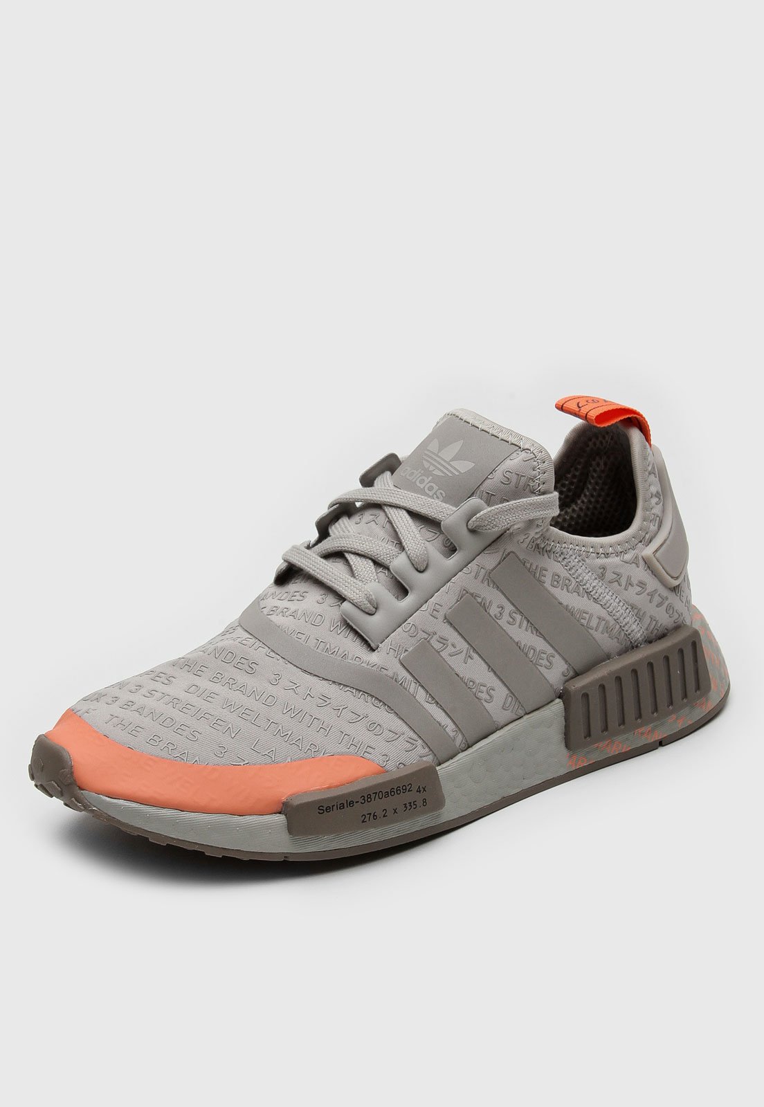 Adidas hot sale nmd cinza