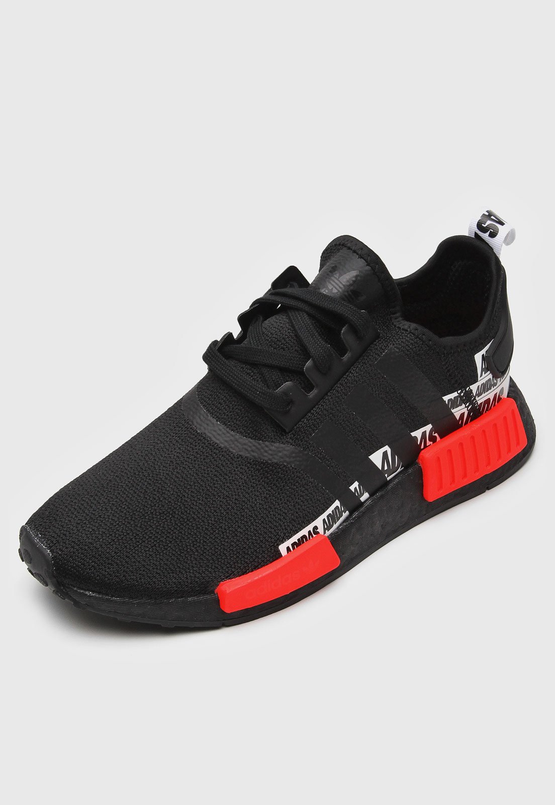 Adidas nmd feminino 2024 branco e vermelho