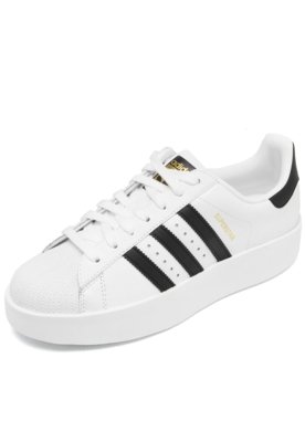 Adidas superstar bleu best sale blanc