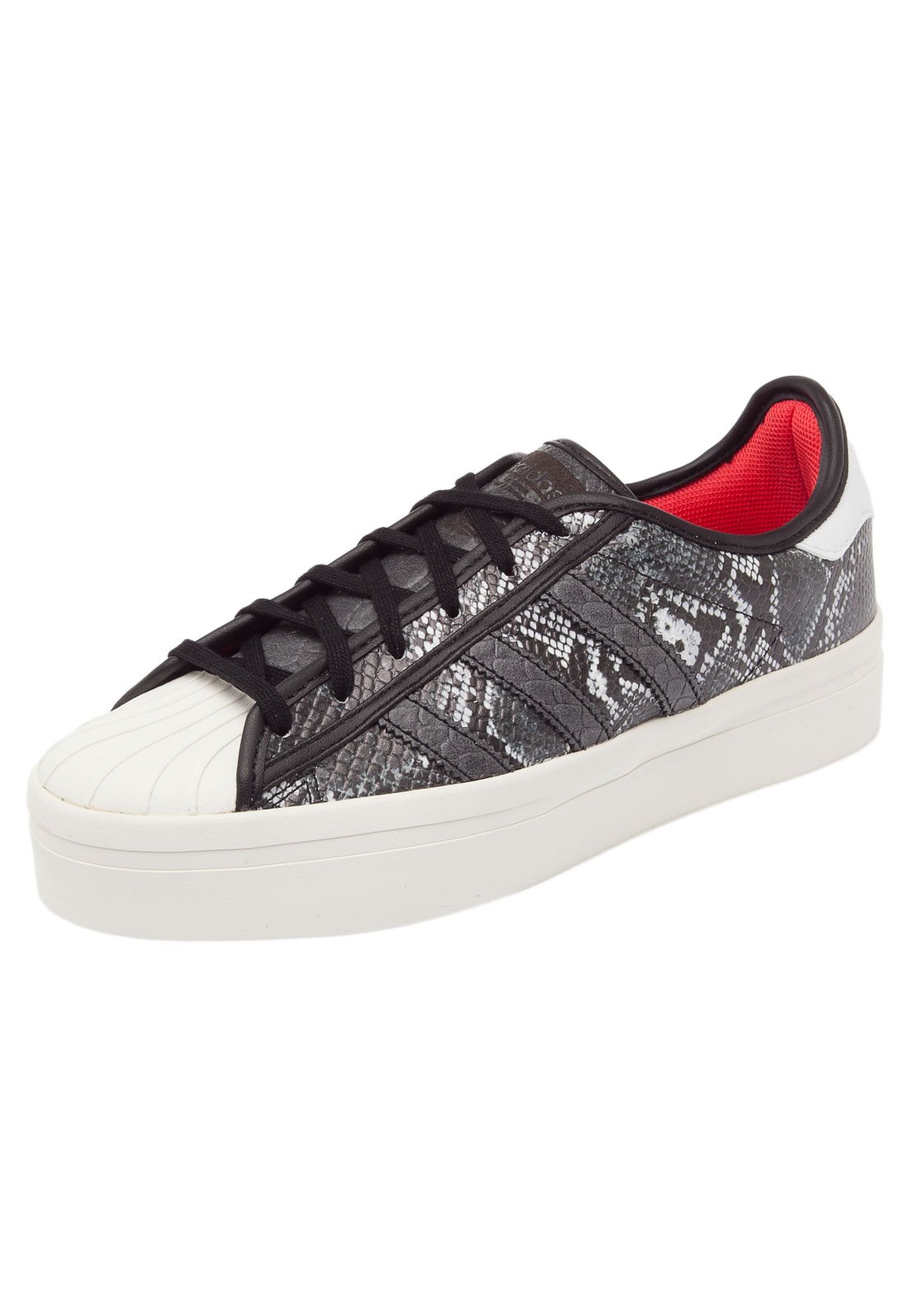 T nis adidas Originals Superstar Rize W Cinza Compre Agora