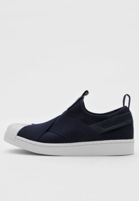 Tenis slip on store azul