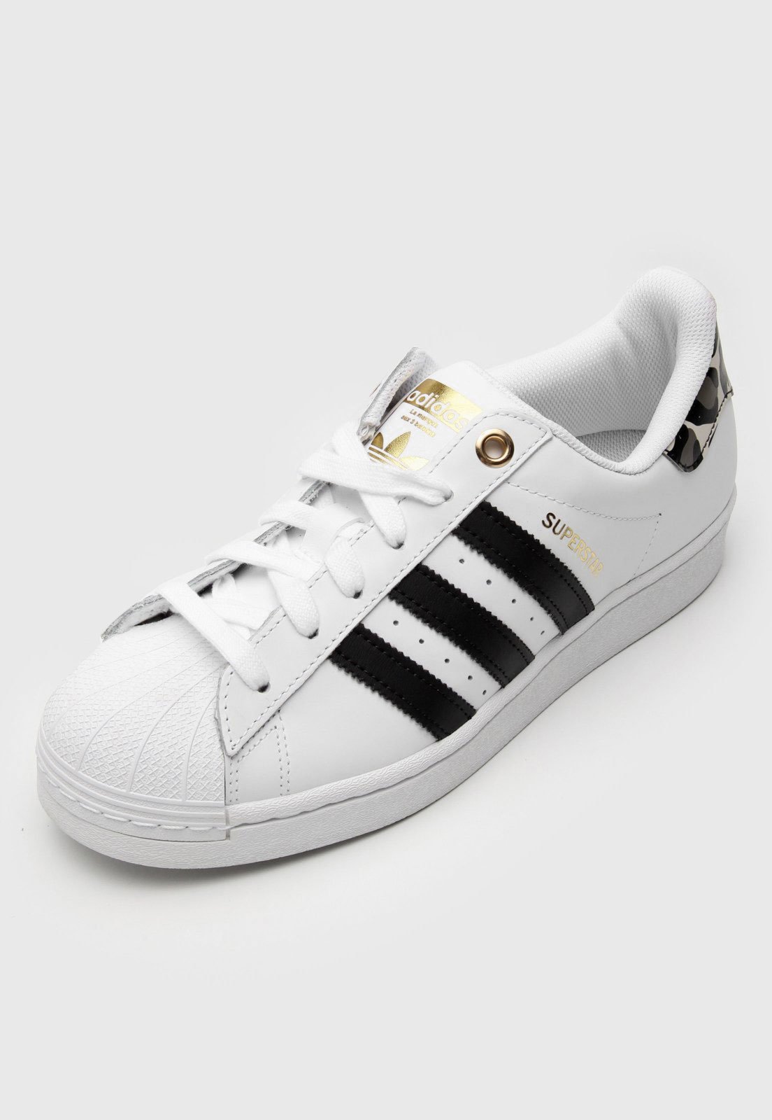 T nis adidas Originals Superstar W Branco Preto Compre Agora