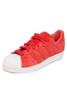 tênis adidas originals superstar slip on vermelho