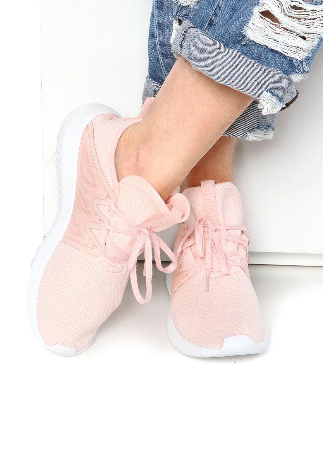 T nis adidas Originals Tubular Viral 2 Rosa Compre Agora