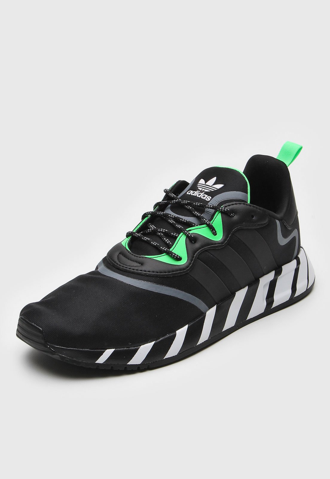 Adidas verde com preto sale