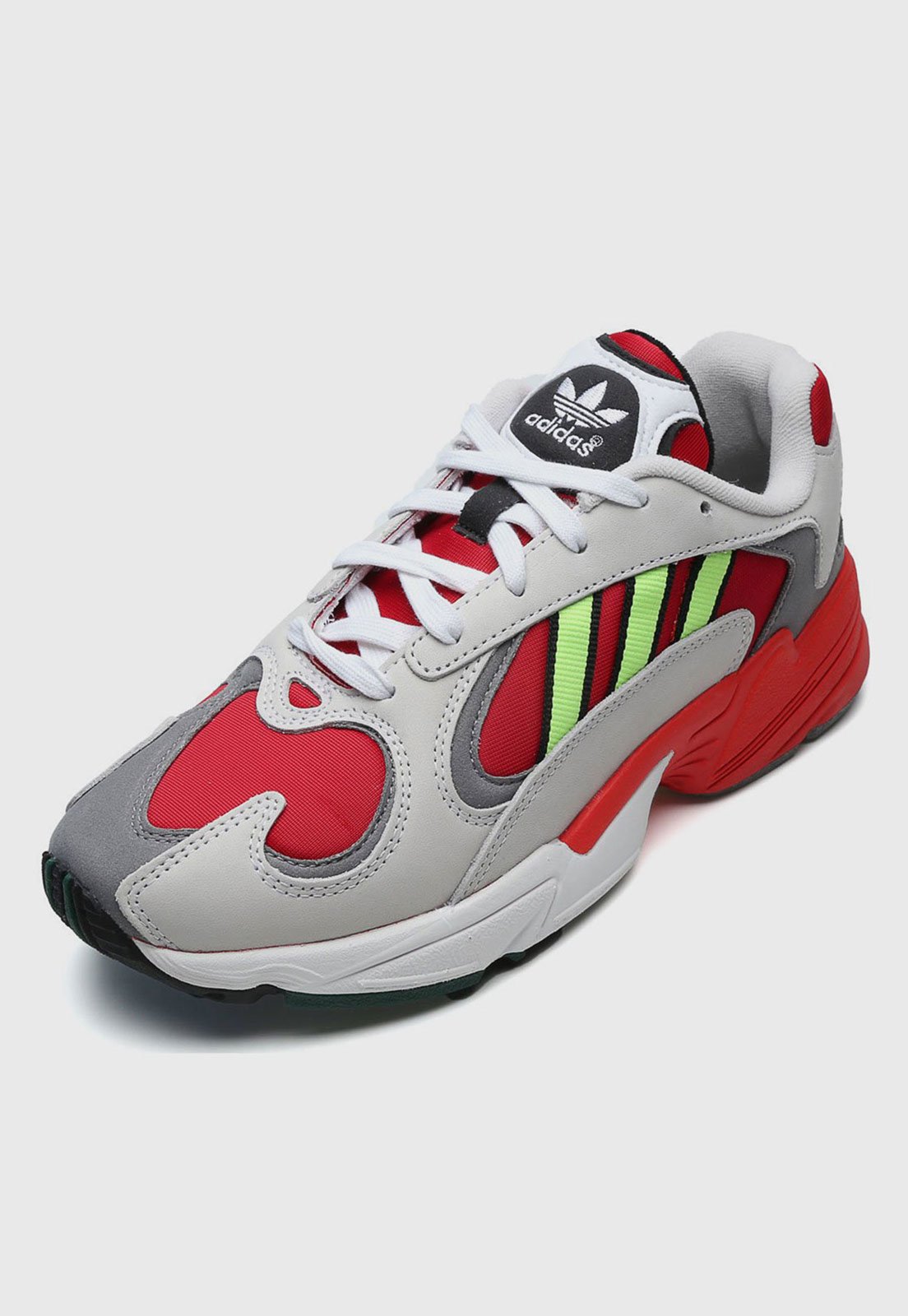 T nis adidas Originals Yung 1 Cinza Vermelho Compre Agora