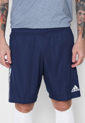 Bermuda adidas Performance Reta Tiro 21 Azul-Marinho - Compre Agora