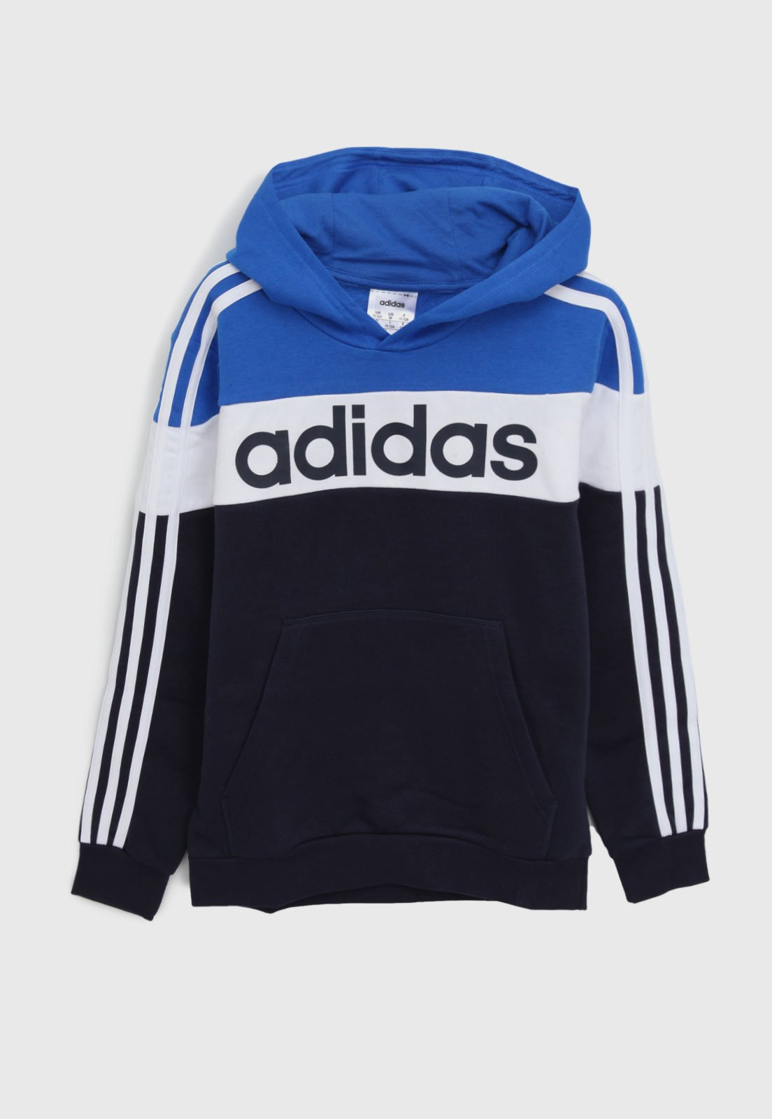 blusa de moletom infantil adidas