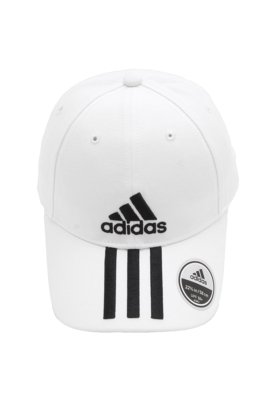 Boné adidas Performance Ess 3S Cotton Branco Menor preço em Boné adidas Performance Ess 3S Cotton Branco