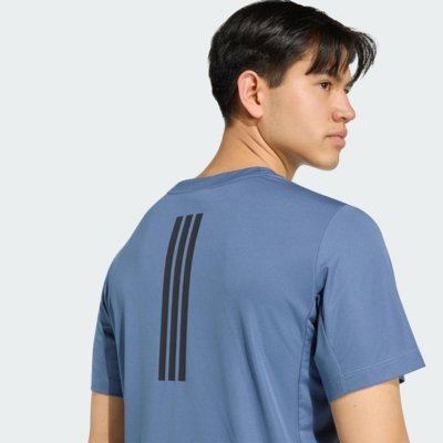 CAMISETA D4T PrimeLift 3 STRIPES T-SHIRT adidas Performance Azul