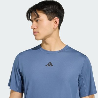 CAMISETA D4T PrimeLift 3 STRIPES T-SHIRT adidas Performance Azul