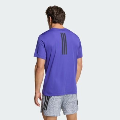 CAMISETA D4T PrimeLift 3 STRIPES T-SHIRT adidas Performance Roxo