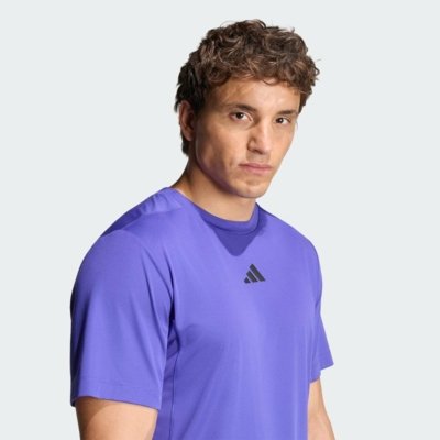CAMISETA D4T PrimeLift 3 STRIPES T-SHIRT adidas Performance Roxo