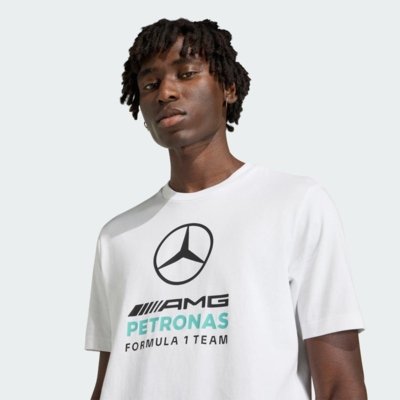 CAMISETA ESTAMPADA MERCEDES - AMG PETRONAS F1 TEAM DNA adidas Performance Branco