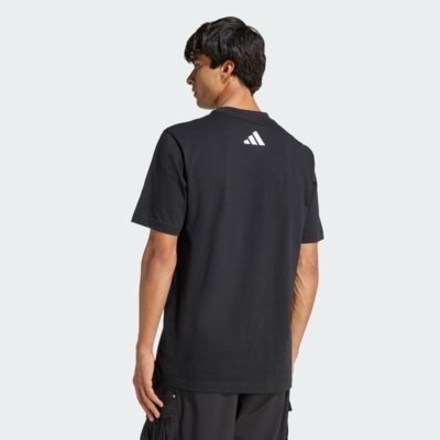 CAMISETA ESTAMPADA MERCEDES - AMG PETRONAS F1 TEAM DNA adidas Performance Preto