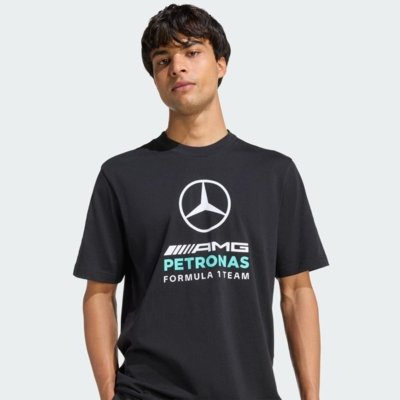 CAMISETA ESTAMPADA MERCEDES - AMG PETRONAS F1 TEAM DNA adidas Performance Preto