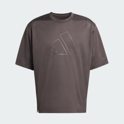 CAMISETA MALHA D4T POWER ESSENTIALS WORKOUT adidas Performance Marrom