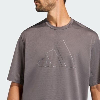 CAMISETA MALHA D4T POWER ESSENTIALS WORKOUT adidas Performance Marrom