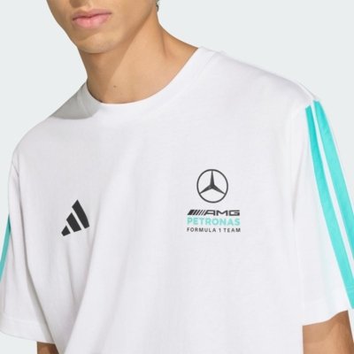 CAMISETA MERCEDES - AMG PETRONAS F1 TEAM DNA adidas Performance Branco