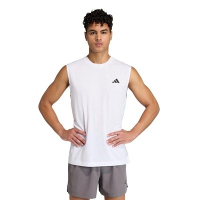 CAMISETA SEM MANGAS WORKOUT ESSENTIALS FEELREADY adidas Performance Branco