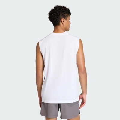CAMISETA SEM MANGAS WORKOUT ESSENTIALS FEELREADY adidas Performance Branco