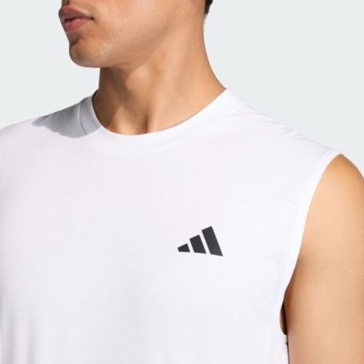 CAMISETA SEM MANGAS WORKOUT ESSENTIALS FEELREADY adidas Performance Branco