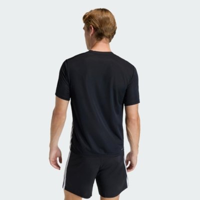 CAMISETA WORKOUT ESSENTIALS BASE TRÊS LISTRAS adidas Performance Preto