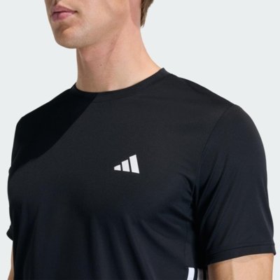 CAMISETA WORKOUT ESSENTIALS BASE TRÊS LISTRAS adidas Performance Preto