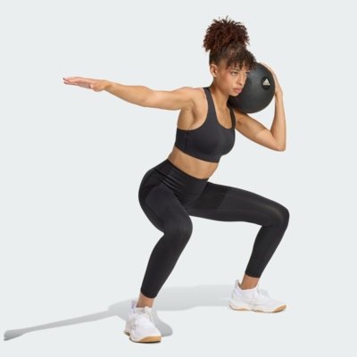 Calça Legging 7/8 Optimé adidas Performance Preto